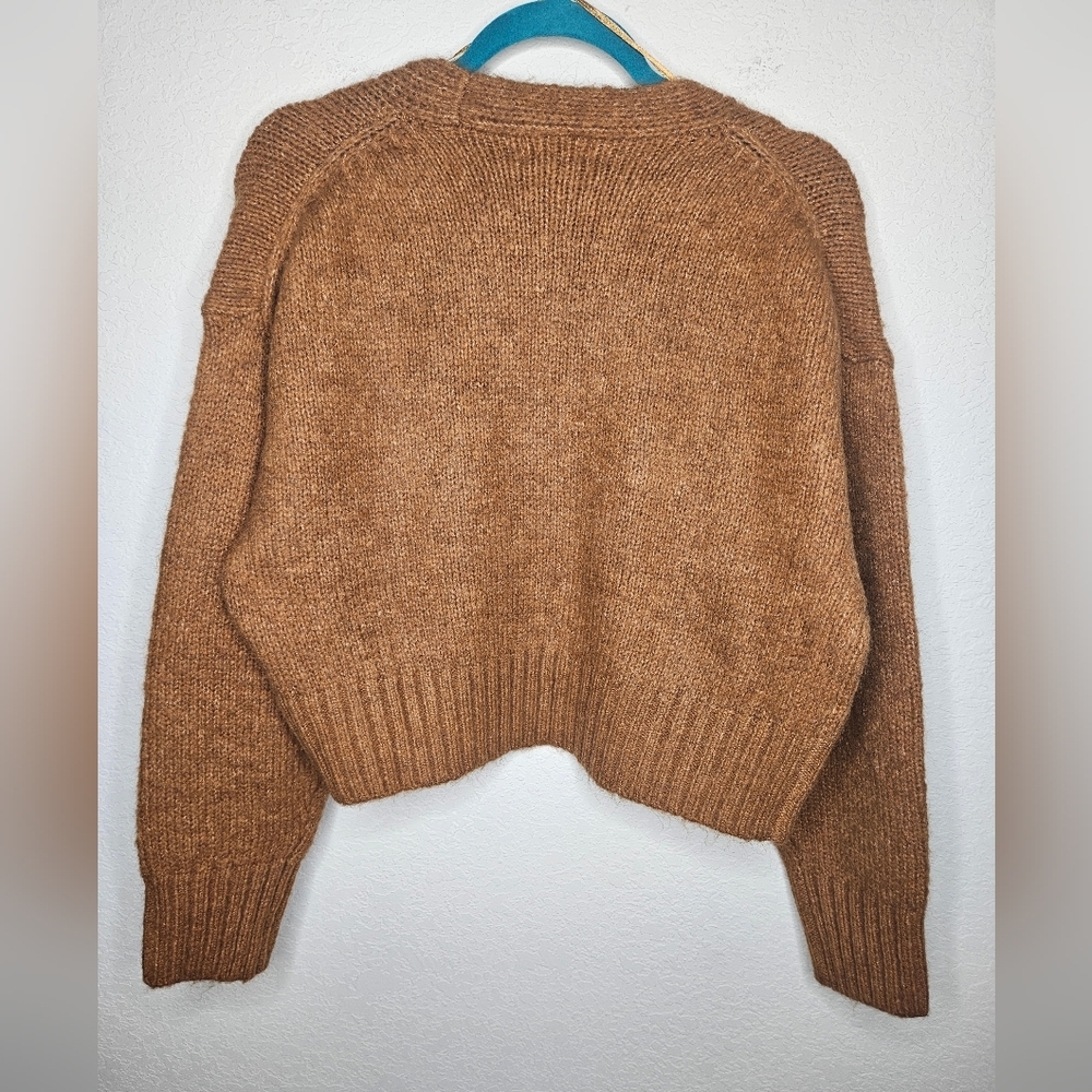 Sage Women's Chunky Tan Knit Cardigan - Picture 8 of 8
